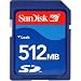SanDisk SDSDB-512-A10 512 MB Secure Digital Card (Retail Package)