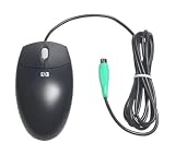 HP Scroll Mouse - Mouse - wired - PS/2 - carbon black