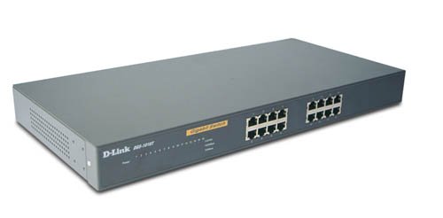 Digitalkameras: D-Link DGS-1016T GB 16-Port Switch