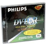 Projektoren: Philips DVD+R Disk 5Pack Rohling 4700 MB 4xSpeed Jewelcase Video/Data