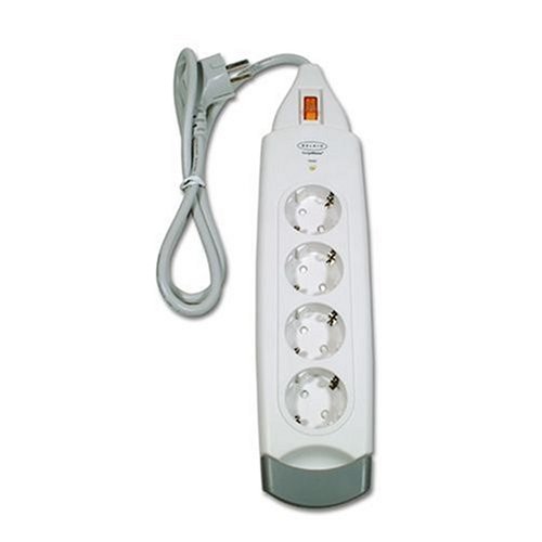 Kamerazubeh&ouml;r: Belkin 4-Fach �berspannungsschutz "SurgeMaster", Home Serie, bis zu 40.000 Euro Garantie f�r angeschlossene Ger�te, 2 Meter Kabell�nge