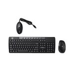 Heimkinosysteme: HP Wireless Easy Access Tastatur schnurlos 105 Tasten MS WXP D + 8 Tasten, Optical Maus Schwarz