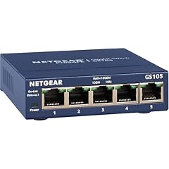 Netgear GS105NA Giga Switch 5Pt Metal