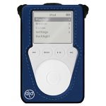Digitalkameras: DLO Action Jacket, blau - Apple iPod Neoprenh�lle, inkl. Armband und G�rtelclip (f�r iPods 10 - 40 GB, driite Generation )