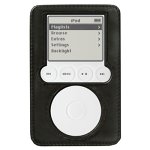 DLO PodFolio Leather Jacket for 3G iPod Black