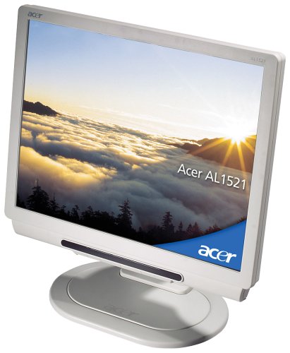 Acer AL1521 15-Zoll TFT-Monitor weiss/beige (integr. Lautsprecher, DVI)