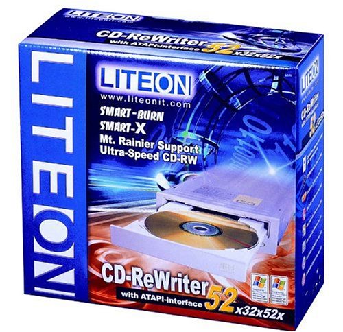 Lautsprecher: Lite-On CD-RW 52x32x52x Retail mit  Nero Burning Software