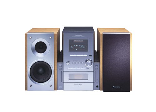 Projektoren: Panasonic SC-PM 17 Monoblock-Hifi mit Lautsprecherpaar Kompaktanlage