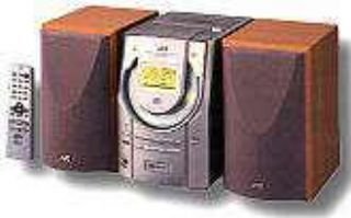 Telekommunikation: JVC UX-V 5 R Monoblock-Hifi mit Lautsprecherpaar Kompaktanlage
