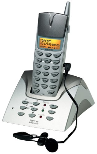 TV Geraete: Topcom Butler 2450 silber, anthrazit DECT, GAP, CLIP-Telefon mit Anrufbeantworter incl. Headset