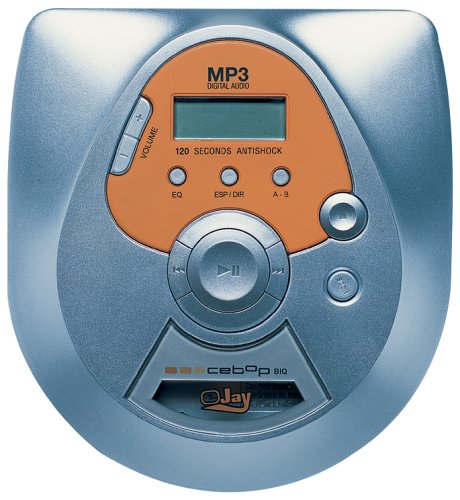 Camcorder: Cebop BIQ Tragbarer MP3-CD-Player silber