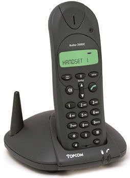 TV Geraete: Topcom Butler 2500 Twin-Set, DECT, CLIP-Telefon mit zus�tzlichem Mobilteil, Kostenl. Interngespr�che