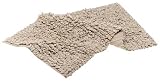 Park B. Smith Plush Chenille 34-by-20-Inch Rug, Linen