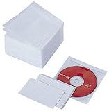 ELECOM CCD-016LWH 不織布CD/DVDケース(両面収納)