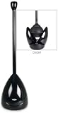 OXO Good Grips 1048217 Toilet Plunger with Storage Canister, Black