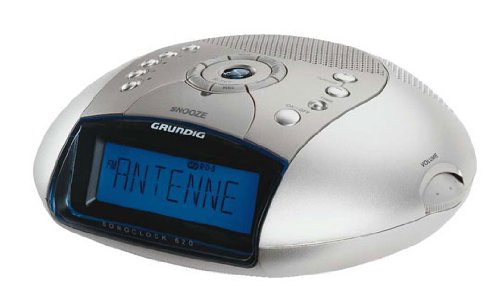 Handys ohne Vertrag: Grundig 620 Sonoclock Uhrenradio chrom