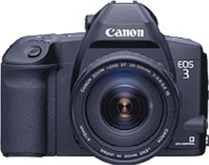 Camcorder: Canon 3 EOS Spiegelreflex 135 mm Kamera