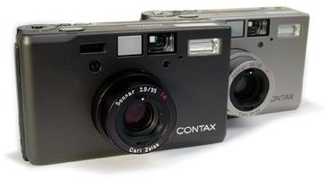 Camcorder: Contax T 3 Sucherkamera 135 mm Kamera schwarz