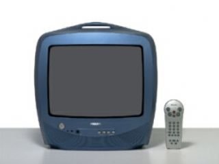 Projektoren: Philips 14PT1574 MY TV 4:3 Format 50 Hertz Fernseher Blau