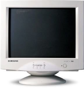 Festplatten: Samtron 75G 17 Zoll CRT-Monitor