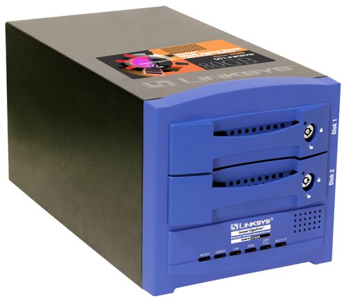 Lautsprecher: Linksys EFG80 EtherFast Netzwerkspeicherger�t mit 80GB Festplatte und Printserver