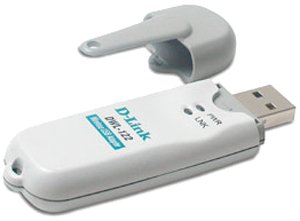 Digitalkameras: D-Link DWL-122 Air 11Mbit WLAN USB Adapter - Mac/PC