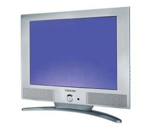 TV Geraete: Toshiba 15 VL 33 G 15-Zoll/ 38 cm LCD-Fernseher/PC-Monitor silber