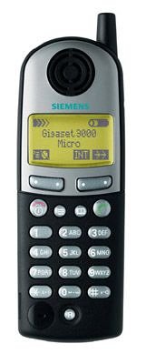Festplatten: Siemens Gigaset 3000 Micro Telefon schnurlos digital 100Nr LCD 15/200Std. mitternachtsblau