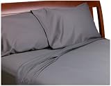 Wamsutta 360-Thread-Count Classic Supima Twill Full Fitted Sheet, Graphite