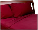 Wamsutta 360-Thread-Count Classic Supima Twill Full Flat Sheet, Cordovan
