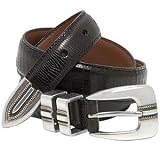 Gallant Lizard Grain Mens Leather Belt