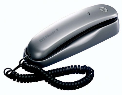 Digitalkameras: DSC-Zettler ZET-Phone 5 silber schnurgebundenes Telefon