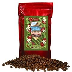 Award Winning Farm Roasted 100% Kona Coffee, Whole Bean, Medium Roast, 1 Lb