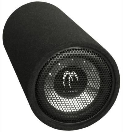 Camcorder: Crunch Tube-Subwoofer, BlackMaxx Serie, 30cm Chassis, 400W, 4 Ohm, 64mm Schwingspule, D34xL66cm