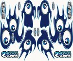 TV Geraete: Team Orion Dekor Eyeballs Blau