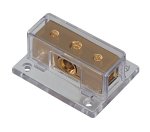 Festplatten: Stromverteiler-Block Vergoldet/50 Mm�