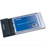 TV Ger&auml;te: Toshiba Wireless LAN PC Card Funk-LAN Adapter PCMCIA 2.4GHz 11Mbps