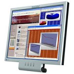 Drucker: Eizo L550-GB 17 Zoll TFT Monitor grau/schwarz DVI