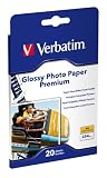 Verbatim A4 Premium Glossy Inkjet Photo Paper 20 Sheets (254gsm)