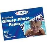 Verbatim 6"x4" Premium Glossy Inkjet Photo Paper 24 Sheets (254gsm)