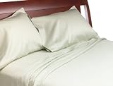 Wamsutta 300-Thread-Count Egyptian Sateen King Flat Sheet, Sage
