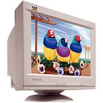 Verst&auml;rker und Receiver: Viewsonic E70f Monitor 17' 1280 x 1024 66Hz digt OSD TCO99 beige