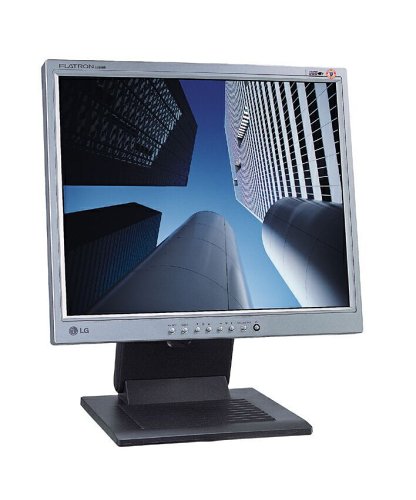 Lautsprecher: LG Flatron L1910B 19-Zoll TFT-Monitor silber/anthrazit  (DVI)