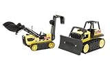 Tonka Toughs 2-Pack: Trencher Backhoe & Bulldozer