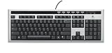 Lautsprecher: Logitech Bulk UltraX Keyboard OEM
