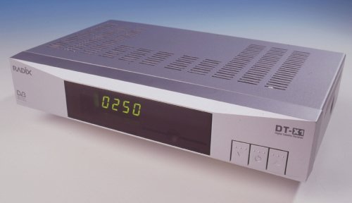 Speicherkarten: Radix DTX 1 S Digitaler Satelliten-Receiver silber