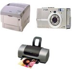 Drucker: Epson AcuLaser C4000PS+PhotoPC L-300+Stylus Photo 830U Laserdrucker A4 16ppm 1200dpi 192.0 MB Fast/Centr./USB PS