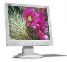 Elektronik Und Foto: Acer AL1512M 15-Zoll TFT-Monitor weiss/beige