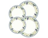 Pfaltzgraff Merlot Enamel on Steel Burner Covers, Set of 4