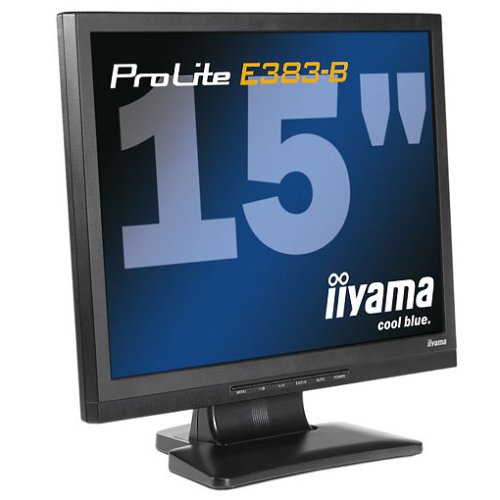 Navigationssysteme: Iiyama Pro Lite E383B 15-Zoll TFT-Monitor anthrazit